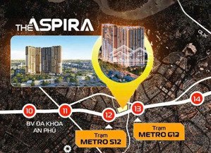 căn 2pn the aspira tài sản đón sóng metro, ở tốt hôm nay, tăng giá ngày mai