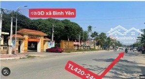 bán đất giá rẻ tại đường 420, bình yên, thạch thất, hà nội, 1,98 tỷ, 106 m2