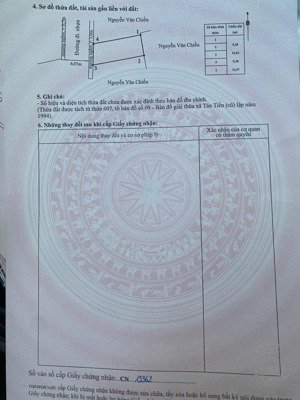 đất mặt đường nhựa tân tiến cần bán giá 1 tỷ 2xx diện tích 64.1m2