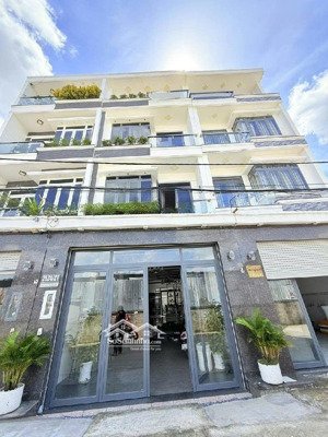 nhà phố 4 tầng huỳnh tấn phát nhà bè, dt 100m2, ngang 5m, gara ô tô, full nội thất