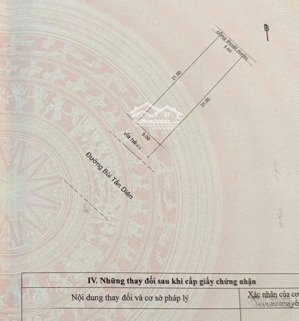 bán lô đất mặt tiền đường bùi tấn diên, trục chính kđt phước lý, dt 105m2, giá chỉ 5 tỷ 6 tl
