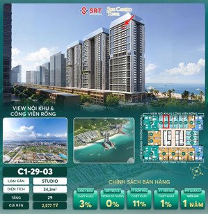 bán cc sun centro town, 2,5 tỷ, 34,2m2, bãi cháy, hạ long, quảng ninh giá cực chất uy tín