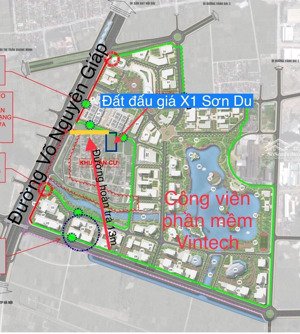 cc cần bán 700m2 đất thổ cư đối diện khu đấu giá x1 sơn du đối diện dự án vin