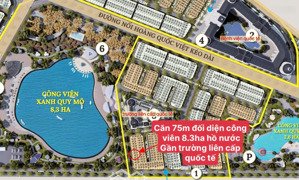 bán căn 75m2 view hồ điều hoà siêu đẹp, ngay gần trường học quốc tế tại dự án noble tây thăng long.