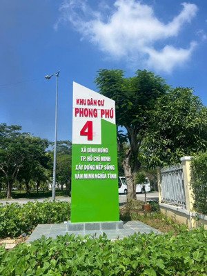 siêu hot, nền đất sổ hồng, diện tích 5x20, kdc phong phú 4, giá chỉ 6 tỷ