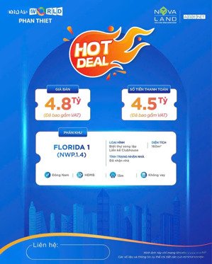 bán nhà biệt thự song lập novaworld phan thiết 8x20m, full hết giá 4,750 tỷ