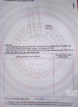 bán lô đất dt 99.3m2 chương dương_thường tín_hà nội sát khu tổ hợp tp thể thao vin olympic