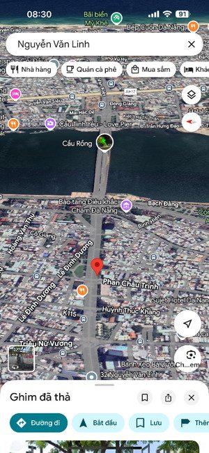 mặt tiền nguyễn văn linh, 3 lô liền kề, gần cầu rồng