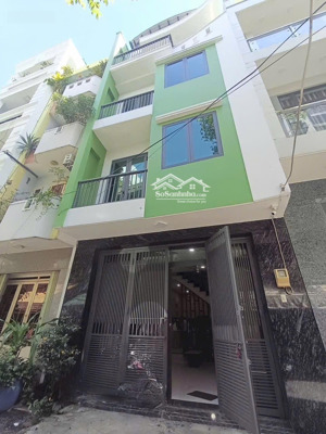 13.5 tỷ - mt đường số q. 4 xe hơi đỗ cửa - nhà mới 4 tầng kiên cố - kinh doanh buôn bán