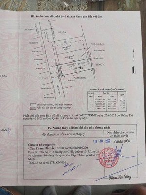 bán đất hẻm 43 đường vườn lài giá 4 tỷ diện tích 4.2 x 12.17m