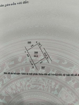 bán đất ngọc trì thạch bàn 50m2 mt 7,86m ô tô vào đất gần aeon mall long biên giá 6,85 tỷ