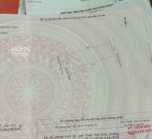 đất mặt tiền thanh khê - đường thuận an 3 - giá chỉ 4tỷ9, phù hợp xây ở thuận tiện