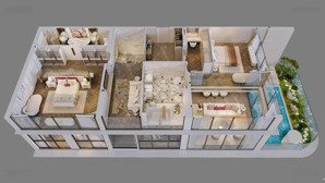 sống thăng hoa tại duplex 240m2 - rivea residence, bể bơi riêng, view sông hồng, chiết khấu 21%.