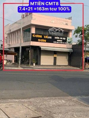chủ ngộp cần bán gấp nhà mặt tiền cmt8 ngay ngã 6 (vị trí vàng) diện tích: 7,4x21