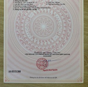 chỉ 920 triệu sỡ hữu ngay 191 m2 thổ cư tại suối tiên - diên khánh, khu dân cư hiện hữu, đường ô tô