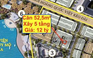căn liền kề vip 52,5m2 xây 5 tầng giá 12 tỷ cạnh đường 24m, trường học công viên siêu đẹp noble ttl
