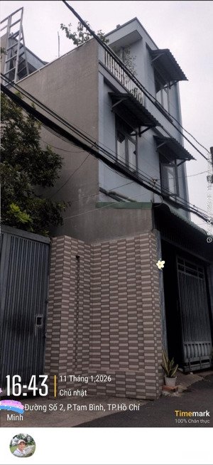 hàng hiếm tam phú - ngang 6m - 3 tầng hxh - dt: 45m2. 4,35 tỷ không căn thứ 2