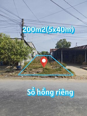 bán gấp lô đất đường suối sâu xã an tịnh tây ninh, dt 200m2 gần chợ, giá 650 triệu - sổ hồng riêng