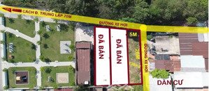 chỉ 1 tỷ 2 - sở hữu lô đất góc 2 mặt tiền 5x26 full thổ cư - kdc hh xây tự do