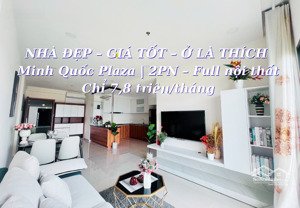 cho thuê căn hộ minh quốc plaza 2 phòng ngủ, view đẹp, 68,5m² giá 7,8 triệu