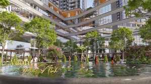 không gian sống rộng rãi, yên tĩnh giữa nội đô cảm nhận rõ nhất khi tham quan nhà mẫu