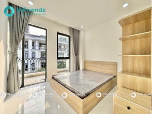 cho thuê căn hộ luxuryy 1pn tách bếp - có ban công siêu bự, thang máy, ko giới hạn người ở