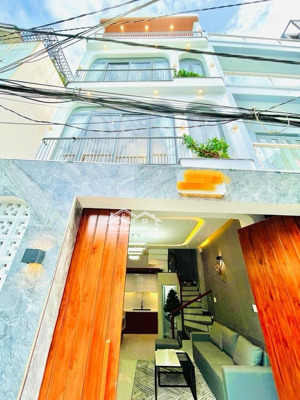 nhà mới 4 tầng - phan văn trị - 50m2 - kế cityland - ngang hơn 6m - chỉ 6tỷ79