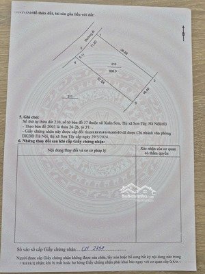 đất view hồ thị xã sơn tây. 600m2 mặt tiền 16,4m, phù hợp xây biệt thự nhà vườn khai thác dòng tiền