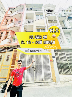 nhà lê văn sỹ, phú nhuận - hẻm xe ô tô trải nhựa - sát mặt tiền đường - 4 tầng - 4 phòng ngủ