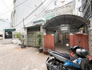 hẻm 4m sát mt - phường 12, bình thạnh - nhà cũ tặng bản vẽ - 83m2