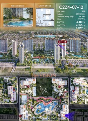 độc quyền căn 2pn view biệt thự duy nhất tại masteri era landmark!