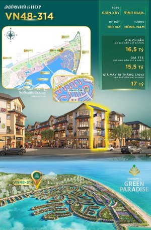 chỉ với 2ty8 sở hữu ngay shophouse biển hồ siêu hiếm chỉ 29 /380 căn sở hữu full view 360 độ.