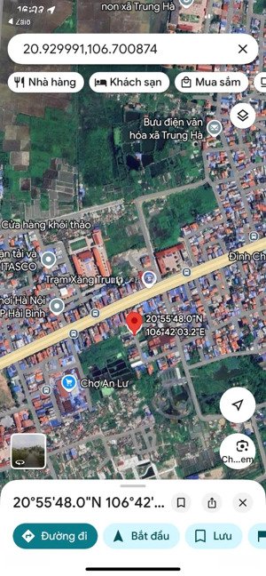 bán nhanh lô đất thôn rúp trung hà thủy nguyên. vị trí: thôn rúp, xã trung hà, thủy nguyên