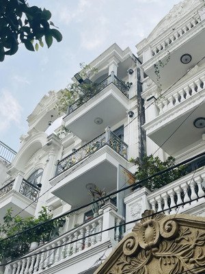 khu vip dân trí nguyễn oanh - nhà 4 tầng x 66m2 (4.5x15) - tặng nội thất. hẻm nhựa xe hơi tránh