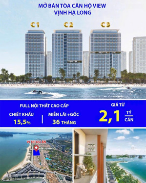 chỉ 2 tỷ sở hữu căn hộ trung tâm du lịch hạ long