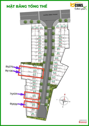 compound eden park - 1 căn duy nhất mặt tiền bình thung - sát metro - ck 9% + 3 chỉ vàng