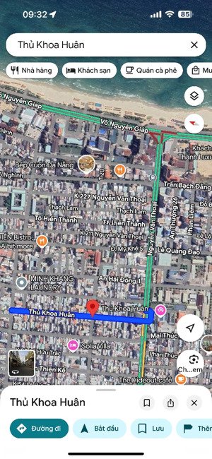 bán lô đất mặt tiền thủ khoa huân, sơn trà - 173m2 giá 21,8 tỷ