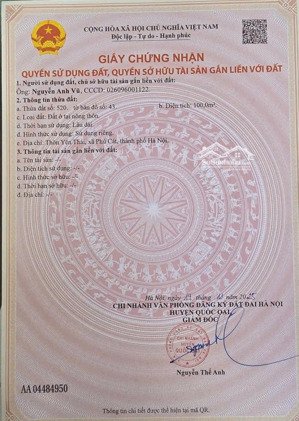 đất 100% thổ cư phù cát quốc oai, ô tô đánh võng giá chỉ 3,2 tỷ