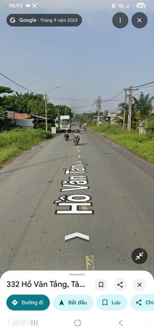 bán đất mặt tiền đường hồ văn tắng, tân thạnh đông, củ chi, tp hcm