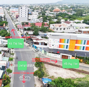 mặt tiền 15m ngay tt. bà rịa cần ra gấp lô đất 340m2 full thổ giá 5.2 tỷ