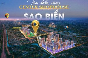 căn song lập sao biển shophouse kinh doanh 2 mặt cụm công viên - chung cư masteri ocean park 2