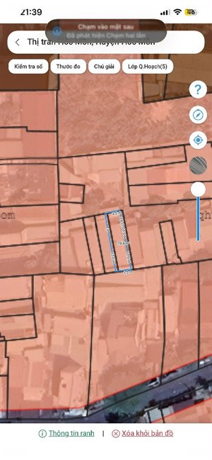 bán nhà 1/ ngắn lê thị hà - đi bộ ra chợ hóc môn - 4.5 x 18m