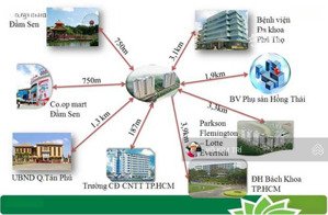 tân phú cc lotus garden 60m2 2pn shr vĩnh viễn full nội thất 31 món giá 3,65tỷ