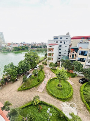 bán nhà phân lô x2b yên sở tam trinh 63,4/70m2 5tầng 24,2tỷ ô tô đỗ cửa vỉa hè, view vườn hoa & hồ