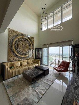 cho thuê penthouse riverside residence, dt 275m, 4pn, full nội thất cao cấp, giá thuê 72 triệu tl