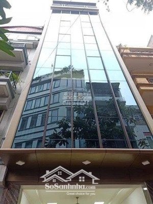 cho thuê nhà mặt phố thiền hiền.dt : 65 m * 8 tầng . mt : 5 m , thông sàn , thang máy , nhà mới