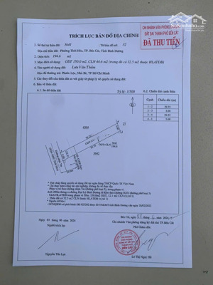 bán đất thới hòa 18, 2,1 tỷ, 190m2, pháp lý đầy đủ, hàng hiếm tại bến cát, bình dương