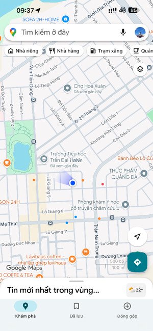 bán đất đường 7.5m hoàng đình ái, gần chợ hoà xuân - vị trí kinh doanh tốt - giá chỉ 5.95 tỉ tl