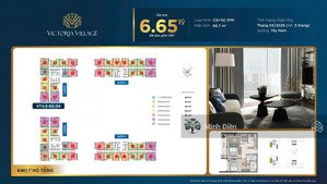 hot! bán cc 2pn tại victoria village, q2, hcm, 6,65 tỷ, 66,7m2