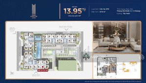 bán cc đẹp xuất sắc tại the grand manhattan, 13,95 tỷ, 68m2